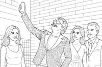 Colorful Celebration Moment