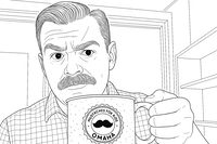 Mustache and Mug Moment