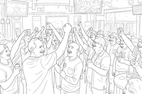 Celebratory Bar Gathering